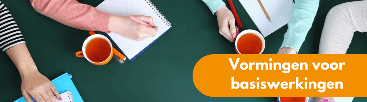 Banner: Vormingen voor basiswerkingen